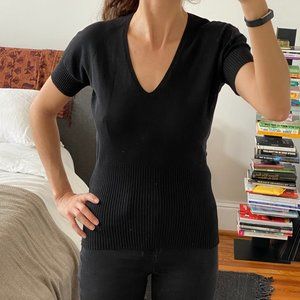 Black short sleeve sweater by THE LIMITED Sz Small